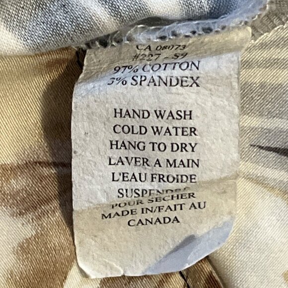 BELLISSIMA 🇨🇦 Bomber Jacket Abstract Floral Animal Print Size 10 Brown - Picture 7 of 10